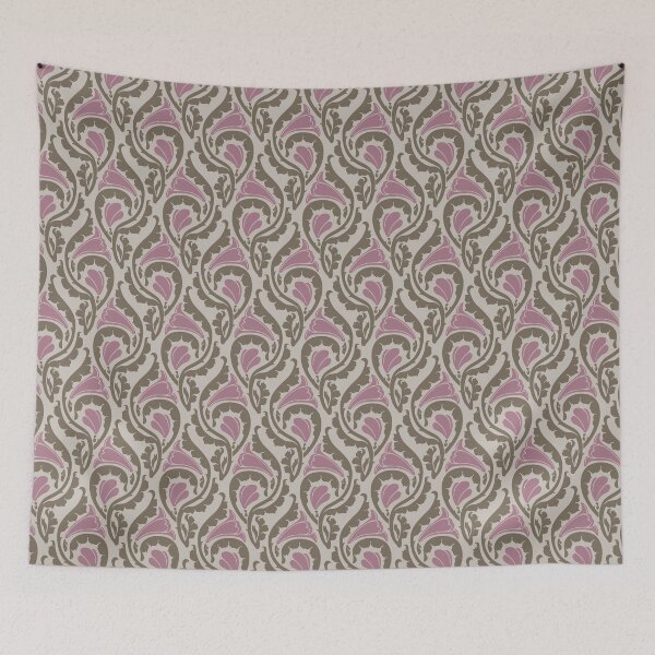 Item preview, Nouveau Abstract Floral - c9c3ba designed and sold by knitetgantt.