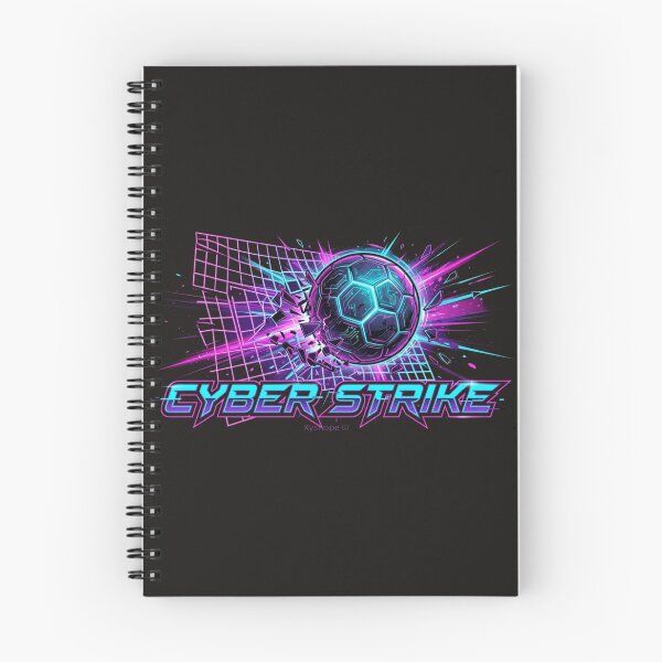 Item preview, Cyber Strike Futuristic Neon Soccer Graphic designed and sold by Xyshope.