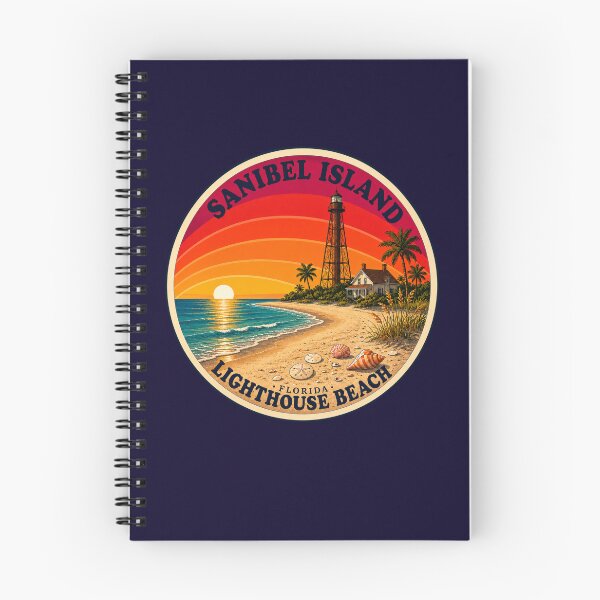 Item preview,  Sanibel Island Florida Lighthouse Beach Vintage Travel Badge designed and sold by Swanny's Custom T-shirt and Gift Designs.