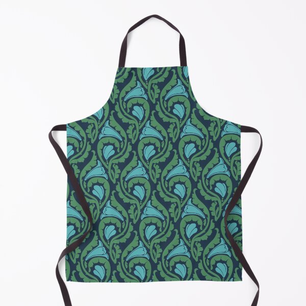 Item preview, Nouveau Abstract Floral - 1d3449 designed and sold by knitetgantt.