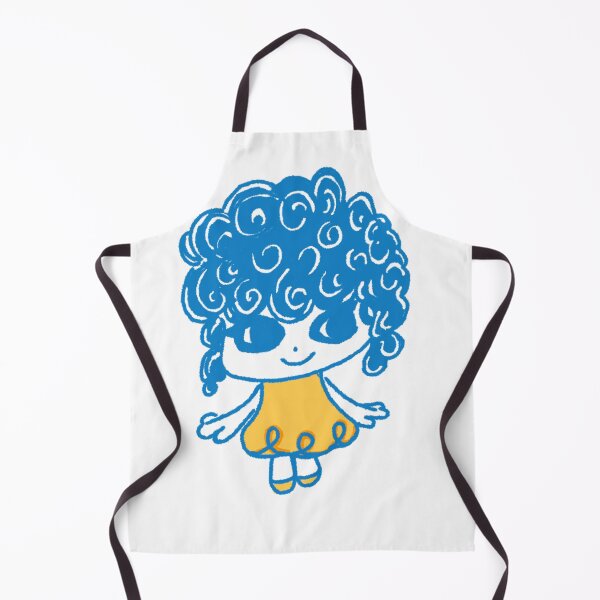 Item preview, Nabalee: The Cute Blue Curly Hair Spirit designed and sold by Charmiluka.