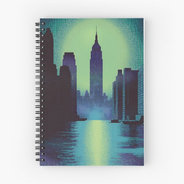 Item preview, Neon Metropolis Skyline designed and sold by ClubVacay.