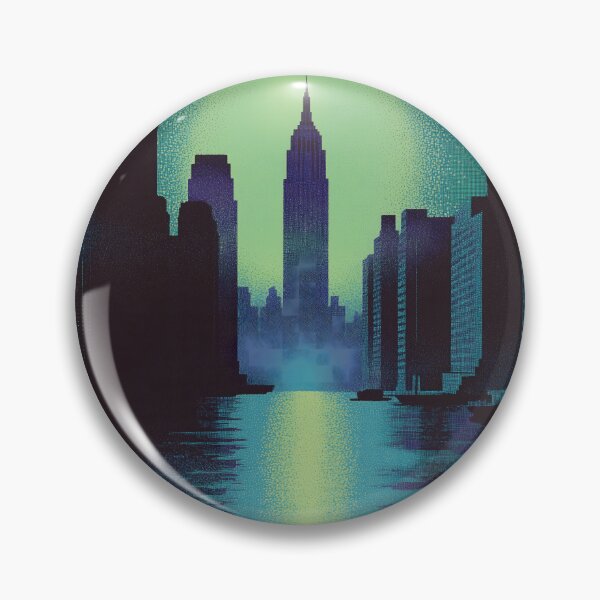 Item preview, Neon Metropolis Skyline designed and sold by ClubVacay.