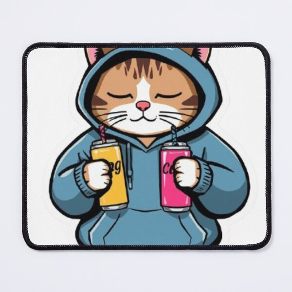 Item preview, No Sleep Just Gaming Cat Sticker designed and sold by Stylestickers55.