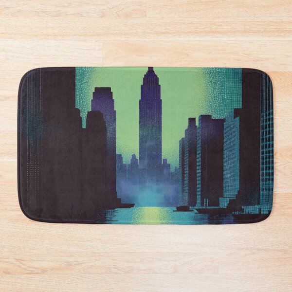 Item preview, Neon Metropolis Skyline designed and sold by ClubVacay.