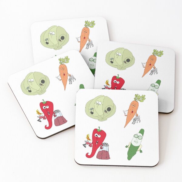 Item preview, Vegetable Mood Sticker Pack | Funny Cute Healthy Food Meme designed and sold by MyxaART.