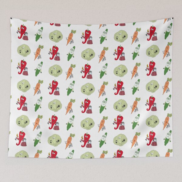Item preview, Vegetable Mood Sticker Pack | Funny Cute Healthy Food Meme designed and sold by MyxaART.