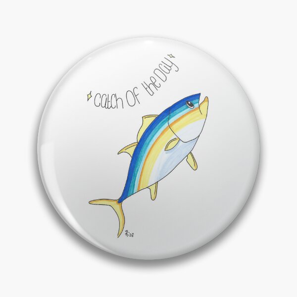 Item preview, Catch Of The Day - Hand Drawn Tuna Fish designed and sold by AJPrettyObscene.