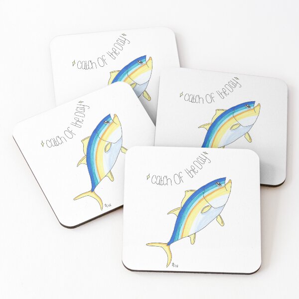 Item preview, Catch Of The Day - Hand Drawn Tuna Fish designed and sold by AJPrettyObscene.