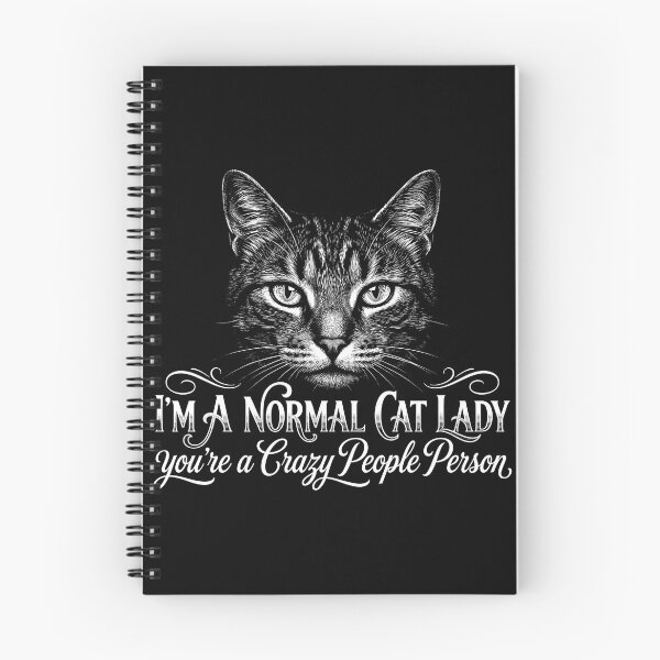 Item preview, I'm A Normal Cat Lady Crazy People Person Shirt designed and sold by TeNovaStudio.