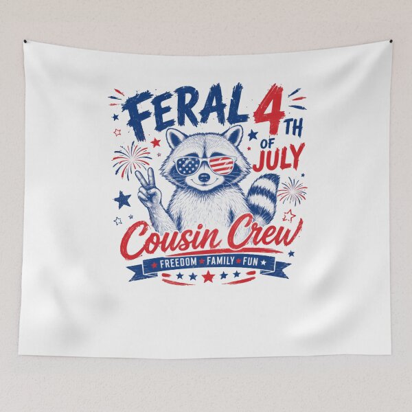 Item preview, Feral 4th Of July Cousin Crew Patriotic Family Celebration designed and sold by HumansStuck12.