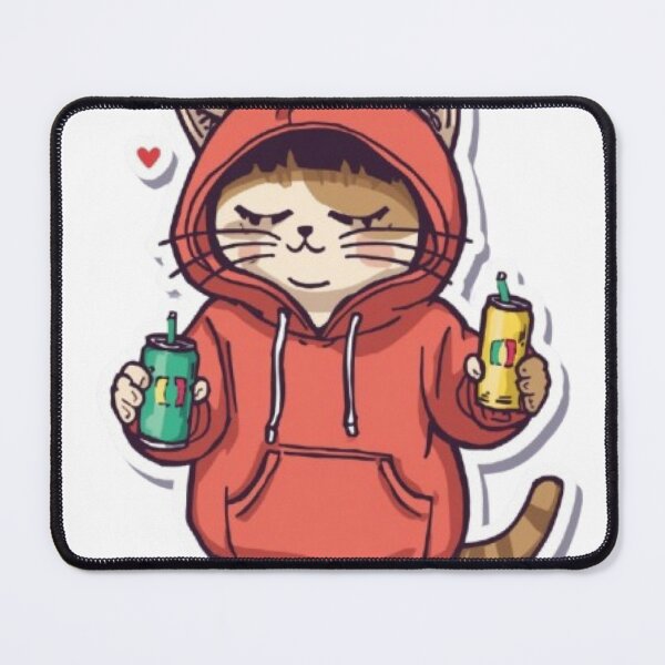 Item preview, No Sleep Just Gaming Cat Sticker designed and sold by Stylestickers55.