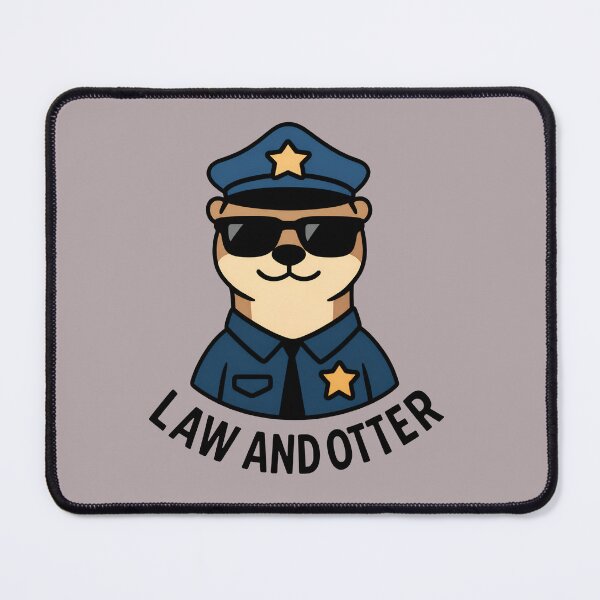 Item preview, Law and Otter Funny Lawyer Otter | Litigator Attorney Humor Sticker designed and sold by ronakris009.