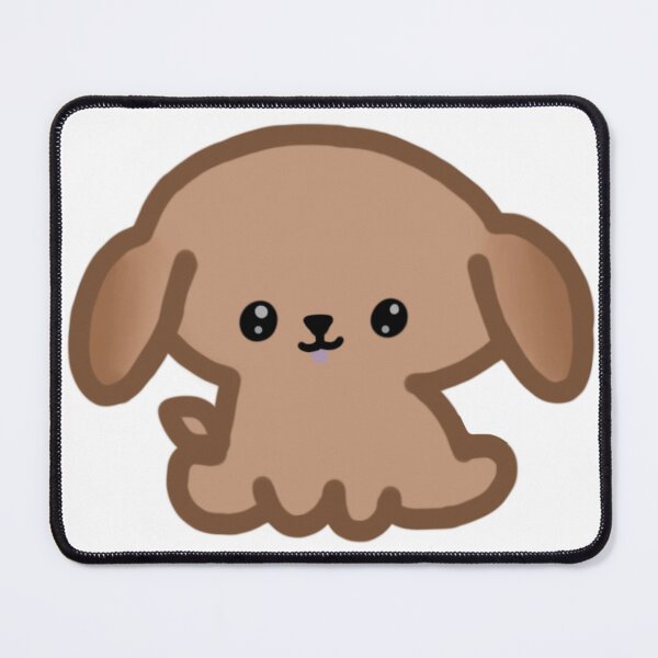 Item preview, Cute Solid Light Brown Kawaii Puppy designed and sold by AestheteArchive.