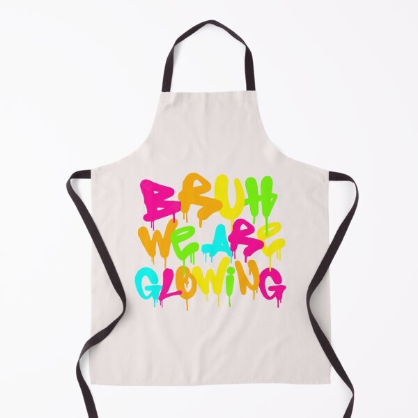 Item preview, Bruh We Are Glowing Neon Graffiti Rave Festival Streetwear designed and sold by mari-kayden.