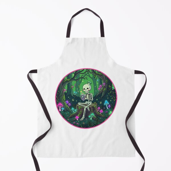 Item preview, Retro Gaming Skeleton Mushroom Forest designed and sold by Sabsll.
