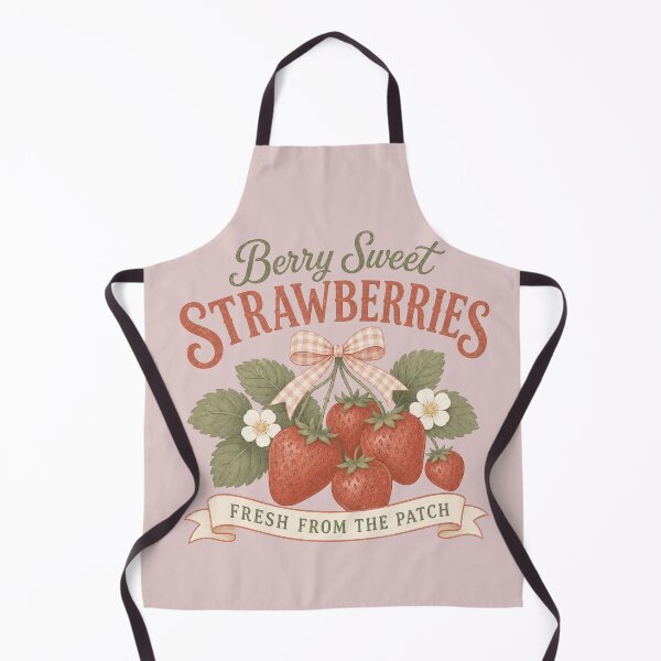 Item preview, Vintage Strawberry Fruit Cottagecore Summer Design designed and sold by Retro Moon Studio.