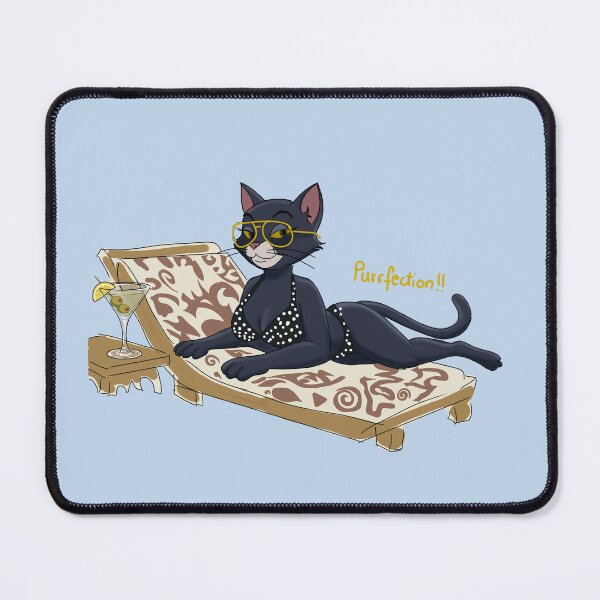 Item preview, Hot Cat Summer – Poolside Cat Martini designed and sold by joleyjl.