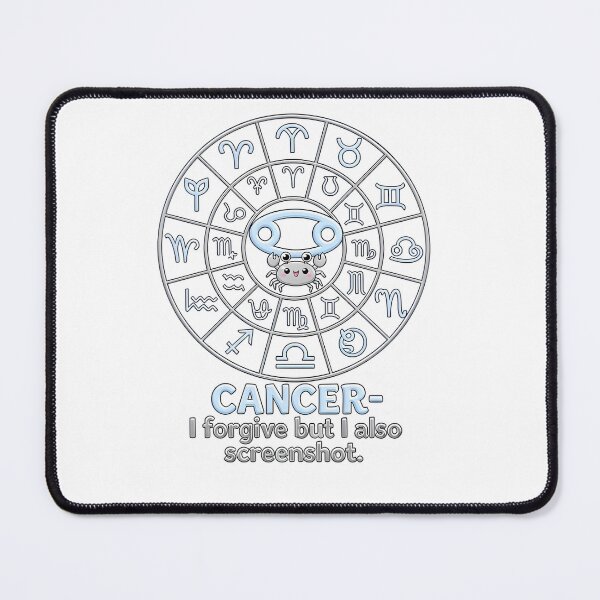 Item preview, Funny Cancer Zodiac Screenshot Quote designed and sold by Zodiac Celestial Art.