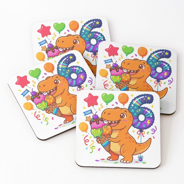 Item preview, 6th T-rex birthday dino lover designed and sold by Tronstell.