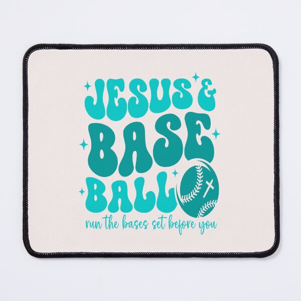 Item preview, Jesus And Baseball Run The Bases Set Before You Christian Faith designed and sold by mari-kayden.