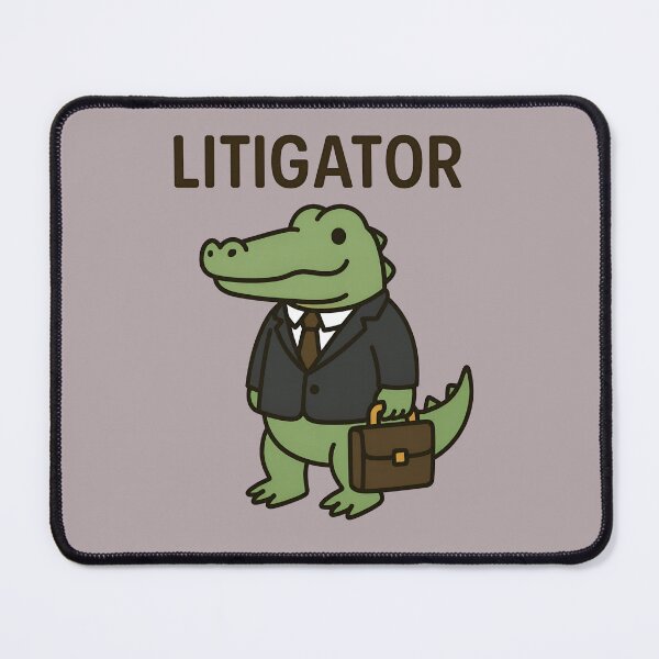 Item preview, Alligator Lawyer Funny Attorney Animal Meme | Legal Humor Gift designed and sold by ronakris009.