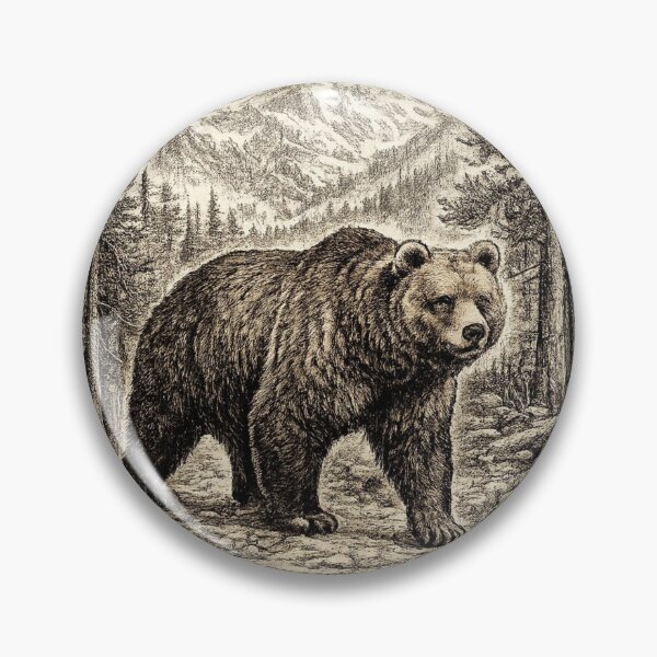 Item preview, Grizzly Bear Wilderness designed and sold by KrungiT Design .