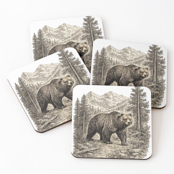 Item preview, Grizzly Bear Wilderness designed and sold by KrungiT Design .