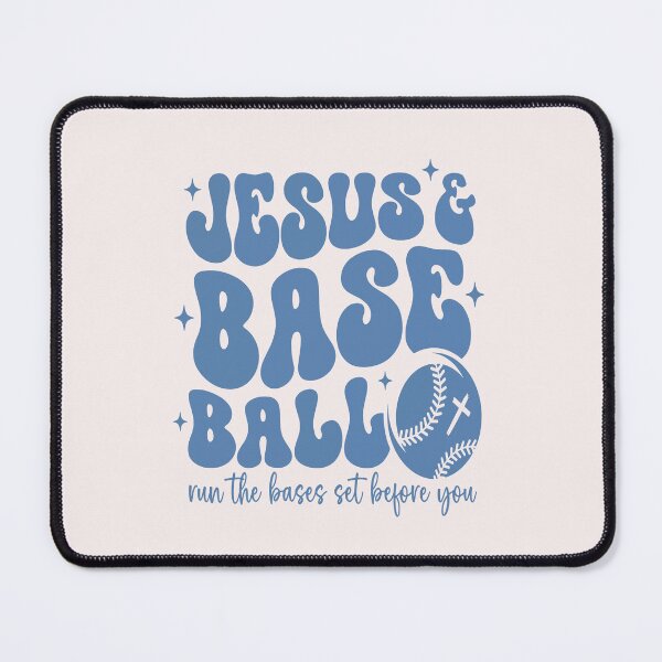 Item preview, Jesus And Baseball Run The Bases Set Before You Christian Faith designed and sold by mari-kayden.