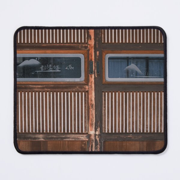 Item preview, Latticed door to Ohaori-ya House on the Old Tokaido Road in Utsunoya, Shizuoka, Japan designed and sold by Pix4Japan.