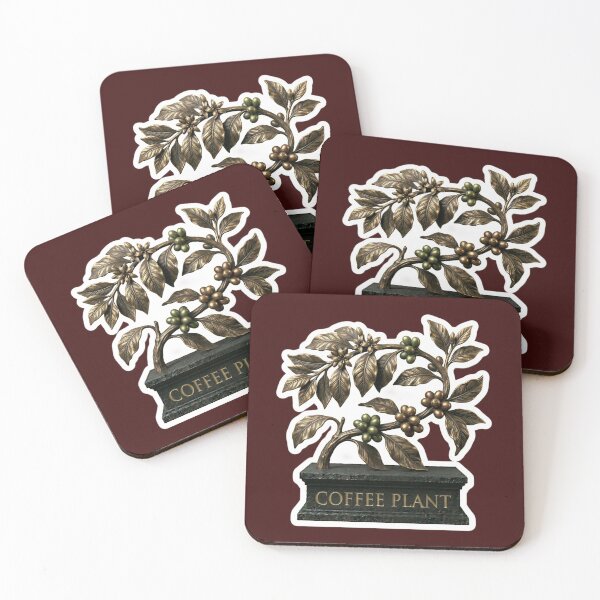 Item preview, Coffee Plant Gold Bronze designed and sold by FASAventuras.