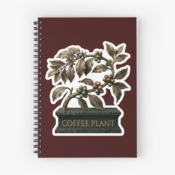 Item preview, Coffee Plant Gold Bronze designed and sold by FASAventuras.