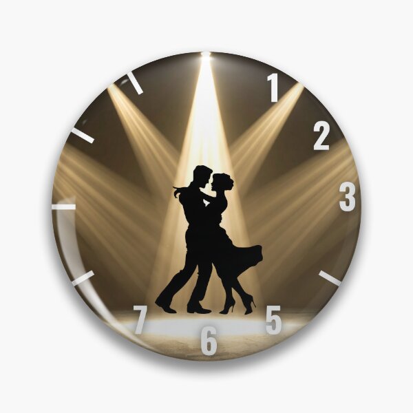 Item preview, Bailarines de salsa en el punto de mira, sincronización de salsa 123 567 designed and sold by RubberBandBall.