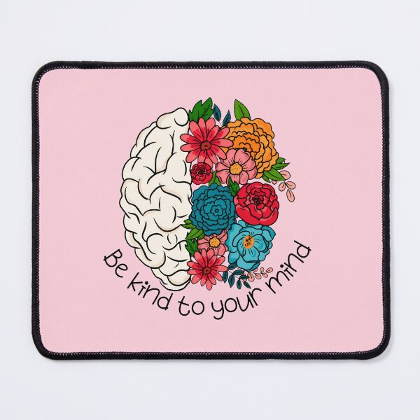 Item preview, Be Kind To Your Mind Positive Mental Health Reminder Sticker designed and sold by ronakris009.