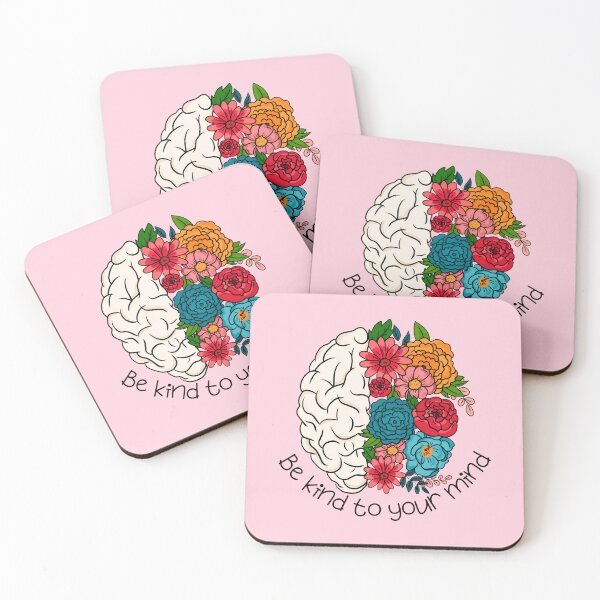 Item preview, Be Kind To Your Mind Positive Mental Health Reminder Sticker designed and sold by ronakris009.