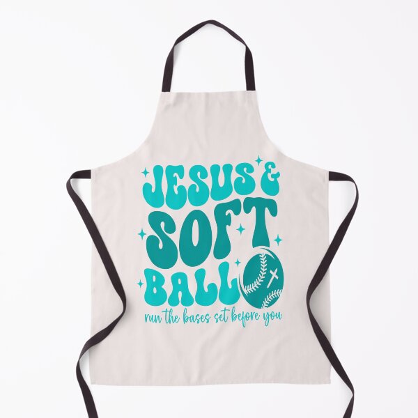 Item preview, Jesus And Softball Run The Bases Set Before You Christian Faith designed and sold by mari-kayden.