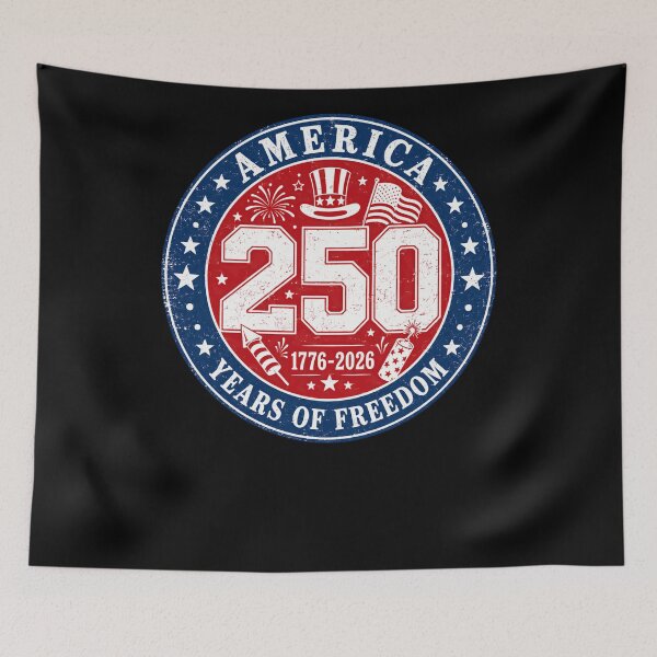 Item preview, America 250 1776 2026 Years Of Freedom Independence Day Patriotic American designed and sold by RetroMini2026.