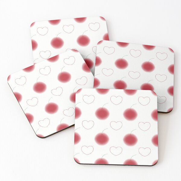 Item preview, Red cherry blossom pattern designed and sold by Artchara..