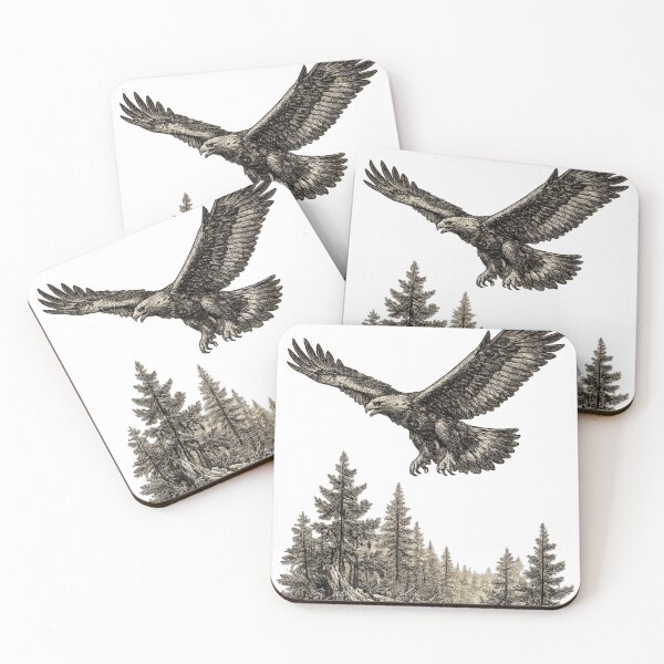 Item preview, Golden Eagle Flight designed and sold by KrungiT Design .