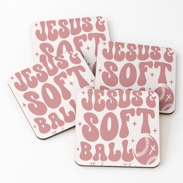 Item preview, Jesus And Softball Run The Bases Set Before You Christian Faith designed and sold by mari-kayden.