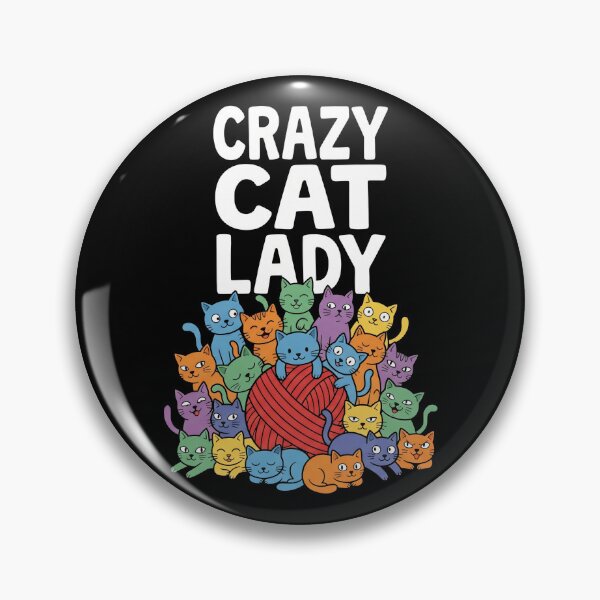 Item preview, Cat Lady Colorful Cartoon Kittens Shirt designed and sold by TeNovaStudio.