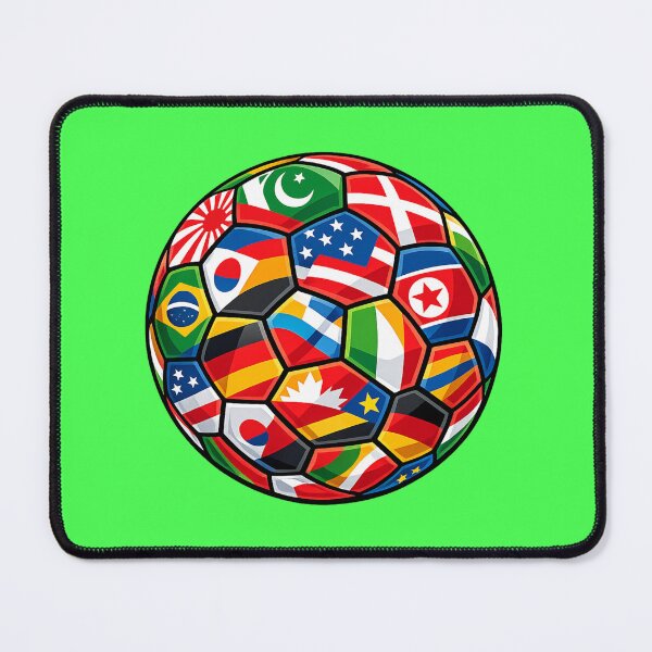 Item preview, United Through Football Around The World designed and sold by NovaMoodCo.