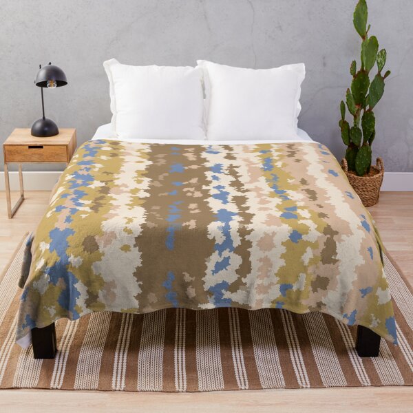 Item preview, Summer Wheat Abstract Camouflage Stripes designed and sold by PatternTitan.