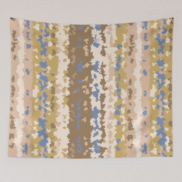 Item preview, Summer Wheat Abstract Camouflage Stripes designed and sold by PatternTitan.