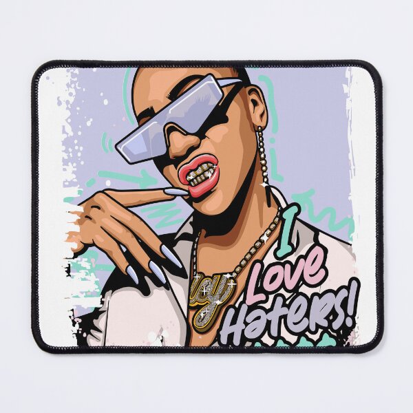 Item preview, I Love Haters Graphic Tee | Streetwear Pop Art Fashion | Bold Attitude Quote Design designed and sold by Rogue Heart Collective™.