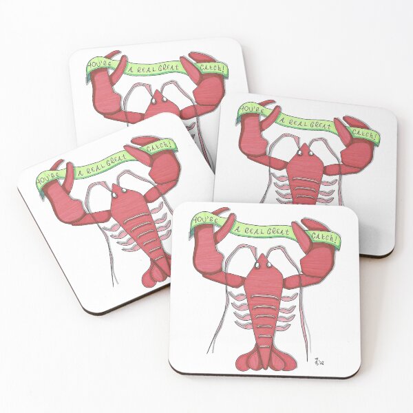 Item preview, You're A Real Great Catch - Hand Drawn Lobster designed and sold by AJPrettyObscene.