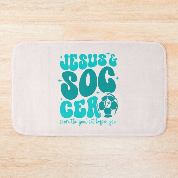 Item preview, Jesus And Soccer Score The Goal Set Before You Christian Faith designed and sold by mari-kayden.