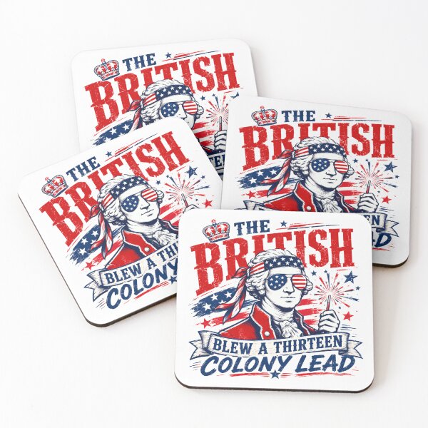Item preview, The British Blew A Thirteen Colony Lead American Revolution Independence Day Patriot designed and sold by HumansStuck12.