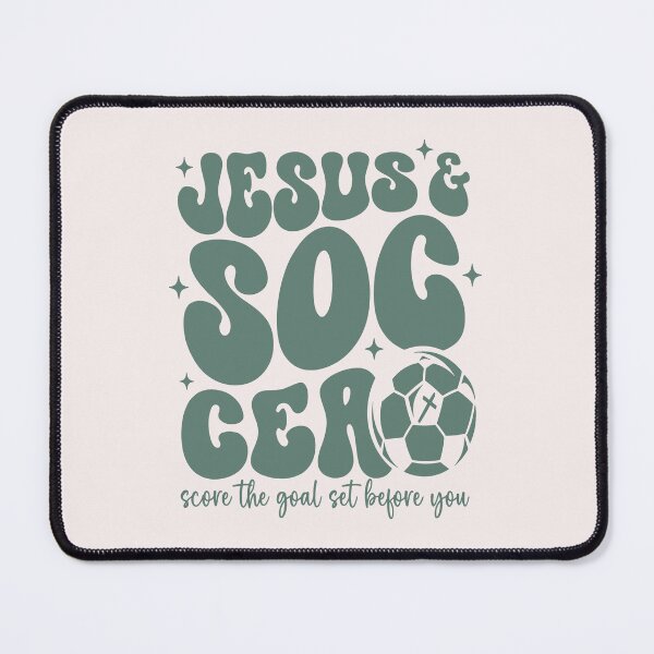 Item preview, Jesus And Soccer Score The Goal Set Before You Christian Faith designed and sold by mari-kayden.
