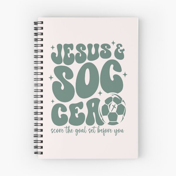 Item preview, Jesus And Soccer Score The Goal Set Before You Christian Faith designed and sold by mari-kayden.